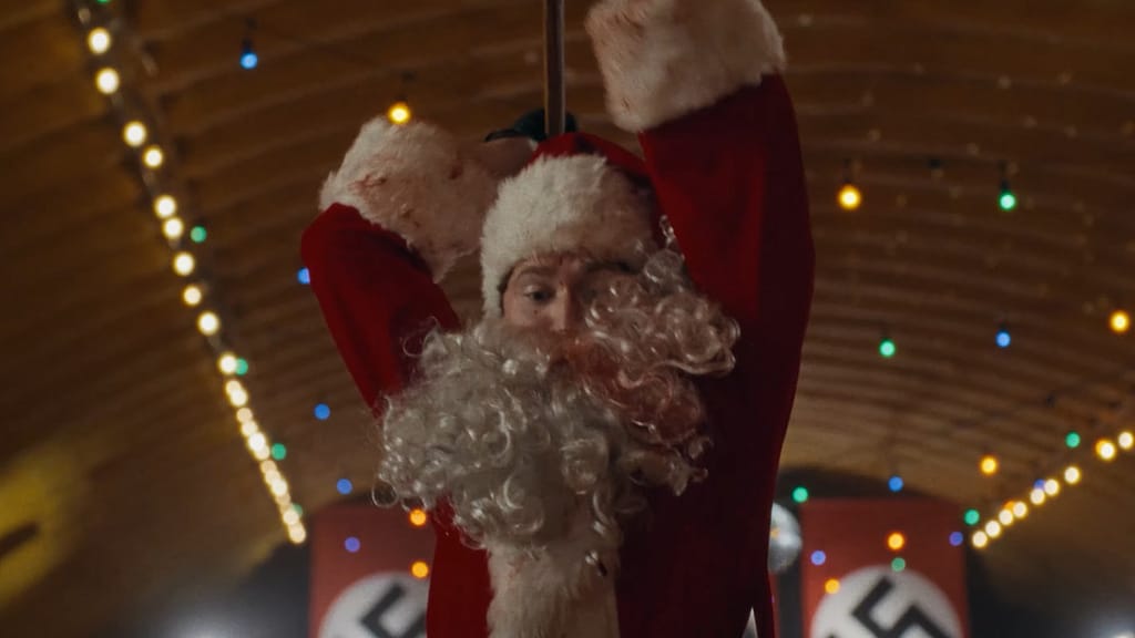 Mike P. Nelson on Wrong Turn, Silent Night, Deadly Night, and What Scares Him Most 5 sndn 2025 nazi scene